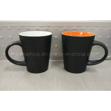 Tasse en céramique à deux tons, tasse en céramique finie matte, tasse de café